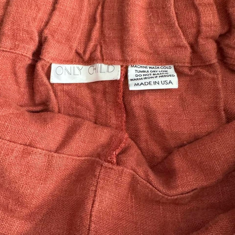 Rust Orange Two Piece linen set - Picture 4 of 7